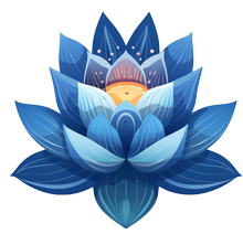 floating page accent - lotus